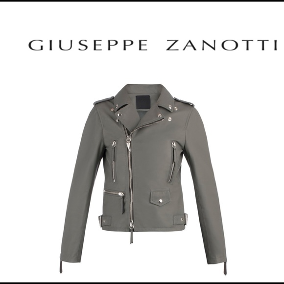 giuseppe zanotti • NEW • leather moto jacket